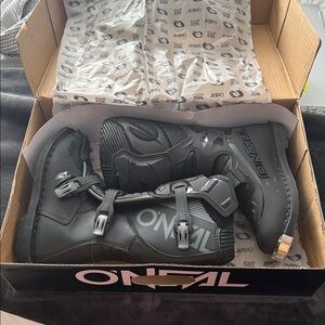 O'Neal Kids Black Boots